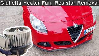 Alfa Romeo Giulietta Blower Motor and Resistor, Cabin Fan, Blower