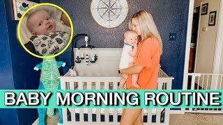 BABY MORNING ROUTINE 2019 | Brittandfam