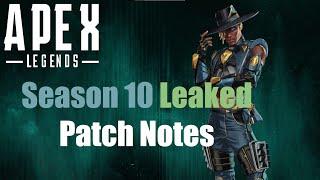 Apex Legends Season 10/Emergence Patch Notes!