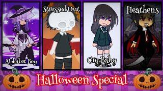 Halloween Special || Alphabet Boy x Stressed Out x Cry Baby x Heathens || Gacha Mashup Video