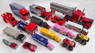 Disney Car & Transformers Hot Wheels Toys Transport: Lắp Ráp Optimus Prime Biến Hình Giải Cứu