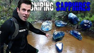 Sniping for blue Tasmanian Sapphires and precious Gemstones Does it work?