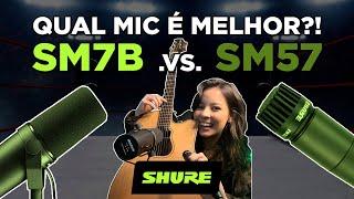 TESTE DE CAPTAÇÃO DE VIOLÃO COM OS DOIS MICROFONES DA SHURE