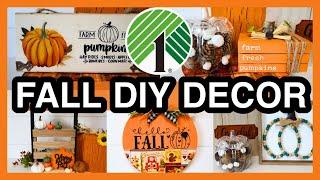 $1 FALL DOLLAR TREE DIY DECOR FOR 2024