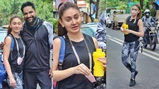 Shefali Jariwala & Husband Parag Tyagi snapped at Andheri 