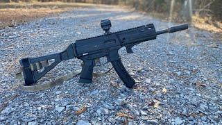 Stribog TR22 22lr pistol bench top and range review