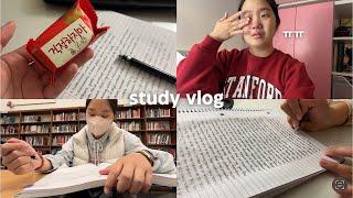 (eng) study vlog | productive days in my life | notetaking, prepping for AP exams, lots of studying