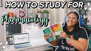 How to study for PHARMACOLOGY in Nursing School? || Nursing school study series 2020