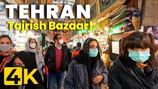 【4K】A Mixture of Color and History - Walking on TAJRISH BAZAAR [2022] تهران، بازار تجریش