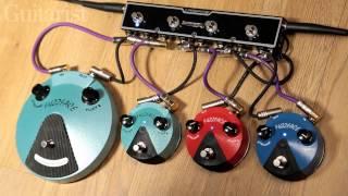 Dunlop Fuzz Face Mini FFM1 Silicon, FFM2 Germanium & FFM3 Jimi Hendrix pedal demo