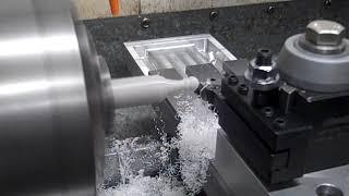 Logan Lathe CNC conversion cutting a pawn