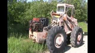 #1021 How i put a chev 305 V8 motor in my loader [Davidsfarm]