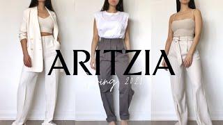 ARITZIA SPRING 2021 | TRY-ON | TROUSERS, BLAZERS & TOPS