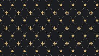 How to Create Luxury(fleur de Lis, crown)  Pattern in Adobe Illustrator Tutorial