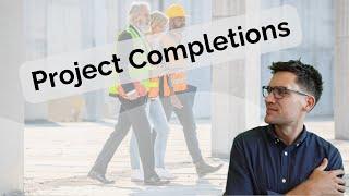 Project hand-over - how do you complete a project