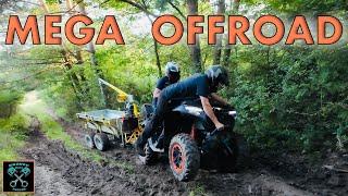 CFMOTO X1000 G3 - VOZÍK IRON BALTIC - MEGA OFFROAD - DREVO #cf #cfmoto #atv #4x4offroad #4x4