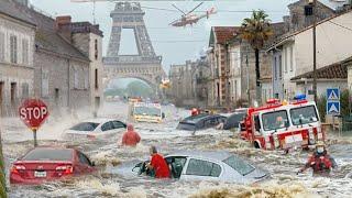 France Today! Rivers overflowed and floods destroyed six French departments,  Europe is shocked