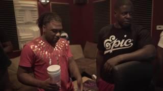 EMG Santana ft. Blac Youngsta | In studio vlog (Filmed By Miaci)