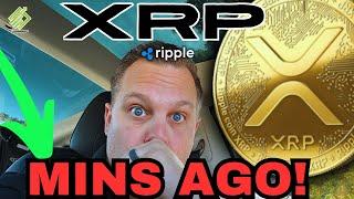 MINS AGO! Ripple XRP News! 