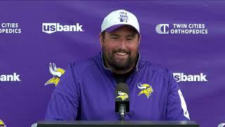 Phil Rauscher Discusses Taking Over as Offensive Line Coach | Minnesota Vikings