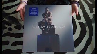 ROBBIE WILLIAMS | XXV (LIMITED EDITION) | BLUE VINYL UNBOXING | JPC PRE-ORDER