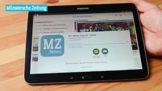 Tutorial: Download und Installation der MZ News-App für Android-Tablet