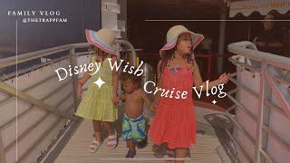 Disney Wish Cruise with the twins + family! #disneycruise #twins #travelvlog #disneywish