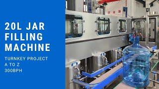 20 Liter Jar Filling Machine | Impressive 300 Bottles per Hour (BPH) Capacity!