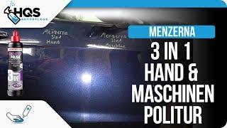 HQS Autopflege - Menzerna One-Step Polish 3in1 als Handpolitur und mit Maschine