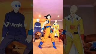  Goku x Gojo x Saitama | Epic Anime Dance Edit | Viggle AI x Dia Delicia  #gojo #gojo #saitama
