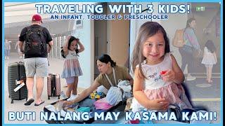 KUMUSTA ANG BIYAHE KASAMA ANG TATLONG ANAK?! GOING HOME! ️ | rhazevlogs