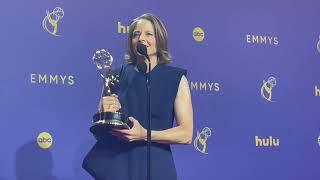 Jodie Foster (Best Movie/Limited Actress, 'True Detective') 2024 Emmys press room interview