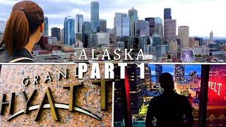 Arriving in Seattle: Grand Hyatt, South Lake union & using the Link Light Rail (ALASKA PART 1)