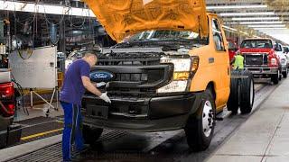 How They Build Massive US Ford Trucks From Scratch - Inside Production Line Factory