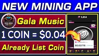 Gala Music New Mining Platform 2024 | 1 Gala Music Token Price $0.04 | Rizwan Blouch