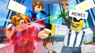 ROBLOX Heroes Battlegrounds Funny Moments (MEMES) ‍