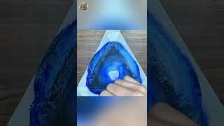 How to Paint Abstract Moonlight Couple｜Step by Step Full Tutorial Version | #painting #art #shorts