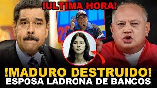 MADURO EN PANICO SE REVELA EL PASADO DE SU ESPOSA UNA LADRONA DE BANCOS! Y JORGE RODRIGUEZ SE VA USA