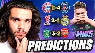 Champions League GameWeek #5 [PREDICTIONS]