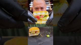 Wasabi Lotus Root Burger #shorts