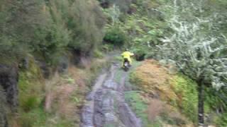 BMW ON fishers track   national park  New Zealand motorbike tour