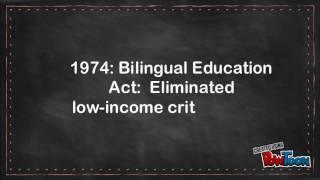 History of Bilingual Education