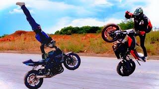 Movie Stuntmen Perform Dangerous Motorcycle Stunts ​⁠@EverythingEmpire