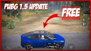 PUBG MOBILE 1.5 UPDATE | Tesla Roadster| Vrillain PUBG