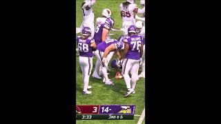 Zach McCloud with a Sack vs. Minnesota Vikings