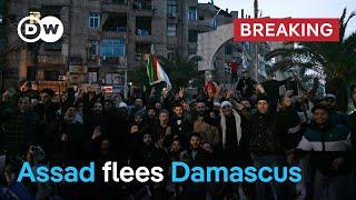 Breaking: Assad flees Syria as rebel forces enter Damascus | DW News