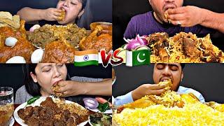 INDIAN VS PAKISTAN MUKBANGERS 