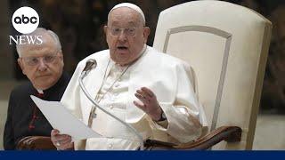 Pope Francis has 'sudden worsening' of respiratory condition: Vatican