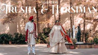 WEDDING FILM 2024 | TRUSHA & HARSIMRAN | GUJARAT | VANDAN FILMAS | INDIA