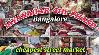 Jayanagar 4th Block️| Cheapest Street Shopping Bangalore | New Collection |Ishika mukherjee